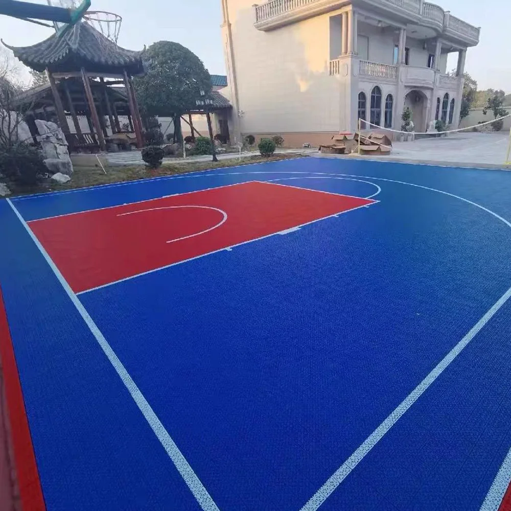 Beable Indoor and Outdoor Plastic Interlockingh Flooring Tiles, PP Material, Sports Court, Temporary Flooring