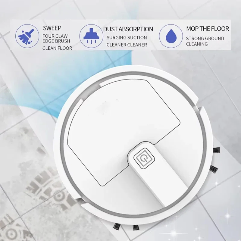 Electric Sweeping Robot Smart Household Sweeping and Dragging Three-in-one Vacuum Cleaner USB Charging and Cleaning Machine Gift