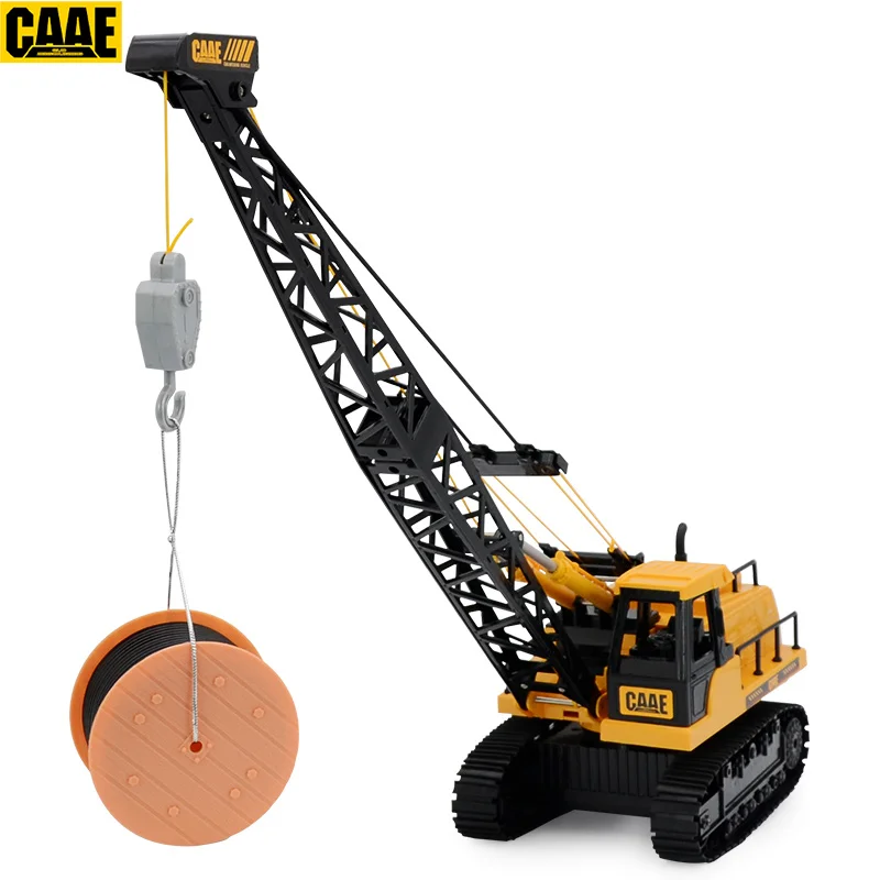 

RC Truck Crawler Tower Crane Hoist Dragline Lifiting Cable Remote Control Excavator Tractor Digging Engineering Toy Construction