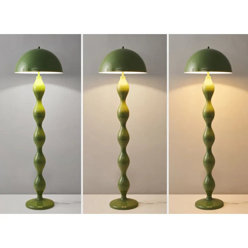 Grzyb Macaron E27 Led lampy podłogowe do Sofa do salonu bocznego pilota przyciemnionego lampa stojąca lampka nocna do sypialni wystroju domu