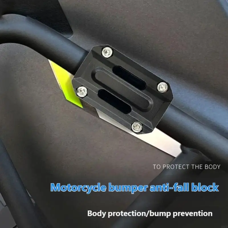 Nylon Motorcycle Crash Bar Clamp Block, Split Body Designed Around Round Tubes for Motorcycle and E-Bike Applications H9EE