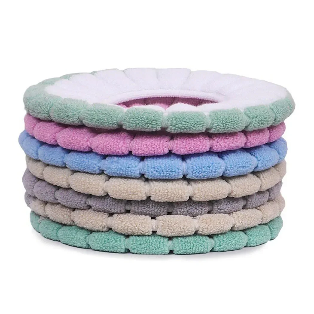 1Pcs Bathroom Warmer Toilet Washable Soft Pad Seat Closestool Cover Lid Mat Cushion Closestool Warmer Accessories