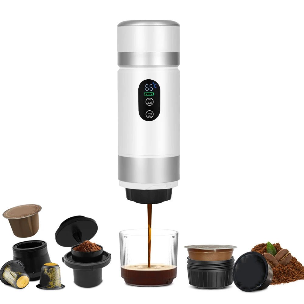 

Automatic 3-in-1 Multi-Functional Portable Electric Coffee Maker USB/Electric Self-Cleaning Hot Water System for Camping Hiking
