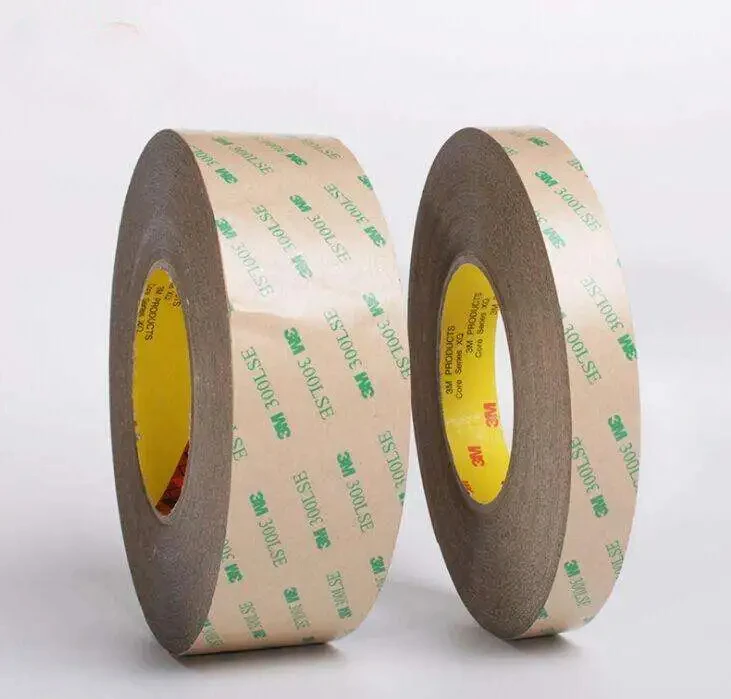 Custom 300LSE 9495LE clear pet double sided adhesive tape 0.17mm adhesive transfer tapes for electronic component