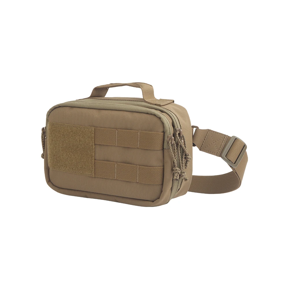 Tactical EDC satchel, multiple ways to wear, multi-color layered storage waist bag, shoulder bag