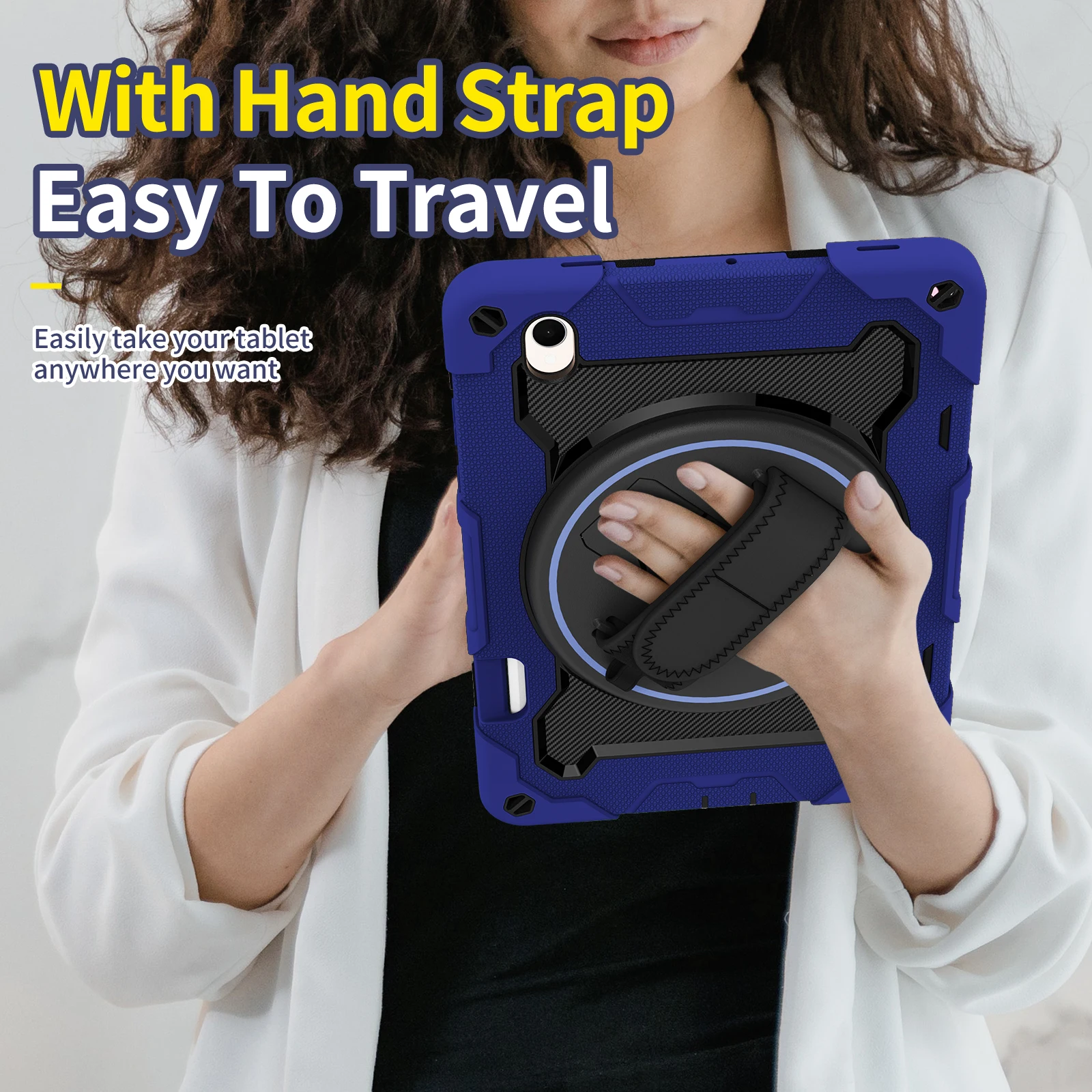 360 Rotating Armor Case For Samsung Galaxy Tab S11 2025 11.0 inch SM-X730 SM-T736B Built-in Kickstand Cover With Hand & Pen Slot