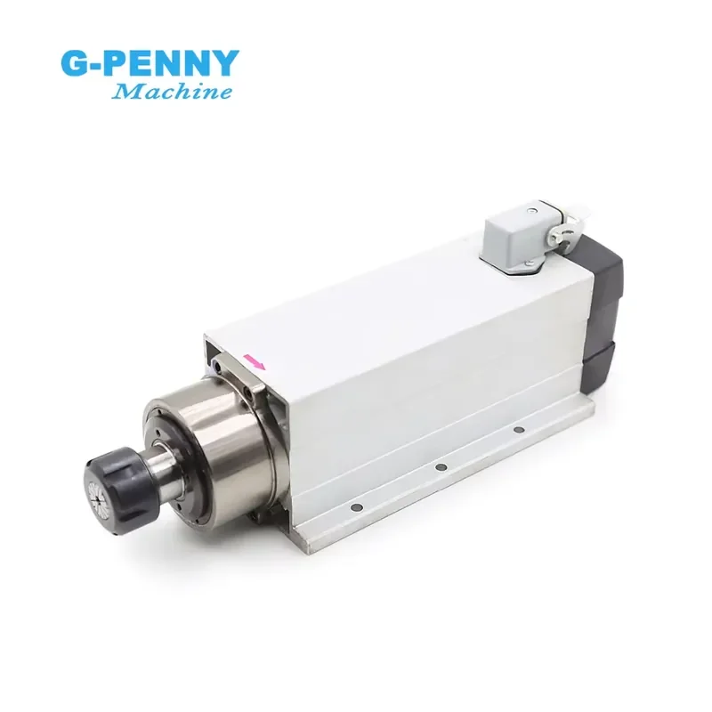 G-Penny 4kw ER25 220V/380V Air Cooled CNC Spindle Motor Kit with Bearing 18000rpm Milling Application