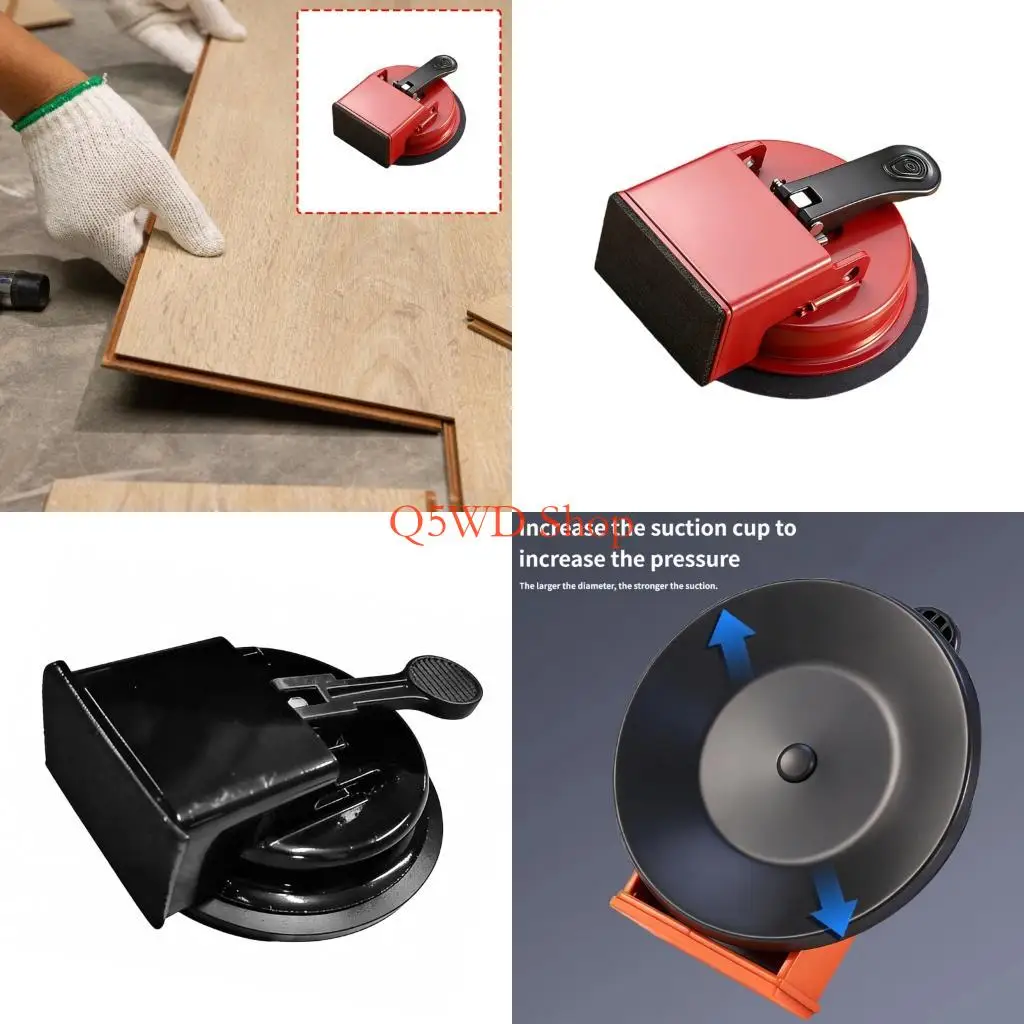 Q5WD Multipurpose 120mm Diameter Floor Panel Suction Clamps For Wood Tile And Stone Installation With Soft Contact Pad
