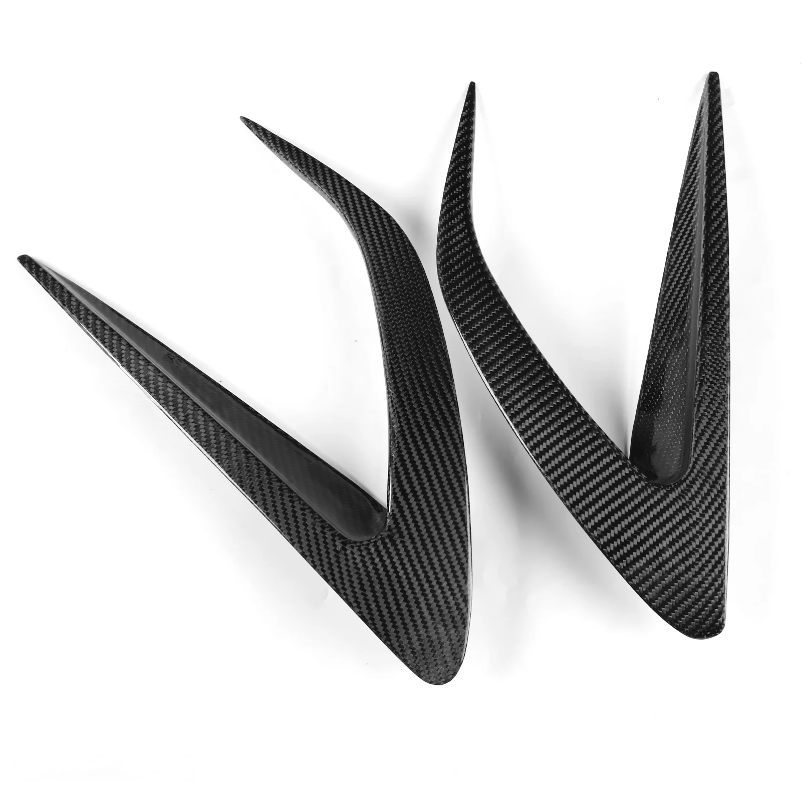 FOR MAZDA MX-5 RF ND 2018-2024 Front Bumper Spoiler Fog Lamp Cover Air Knife Splitter Side Wing Knife Carbon Fiber Car Parts