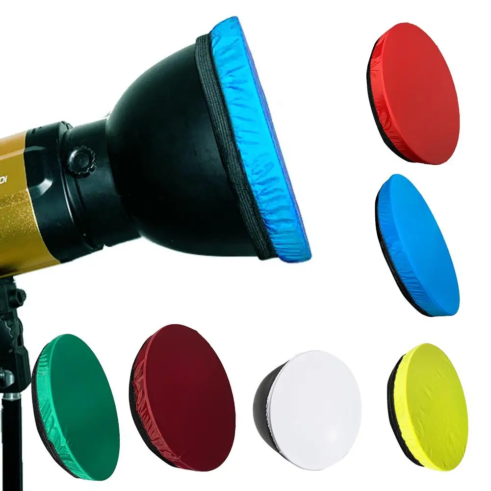 Soft Light Diffuser Cover 7"18cm Light Protective Light Live Photography Studio Bowen Fill Flash Standard Strobe Refle K3v4