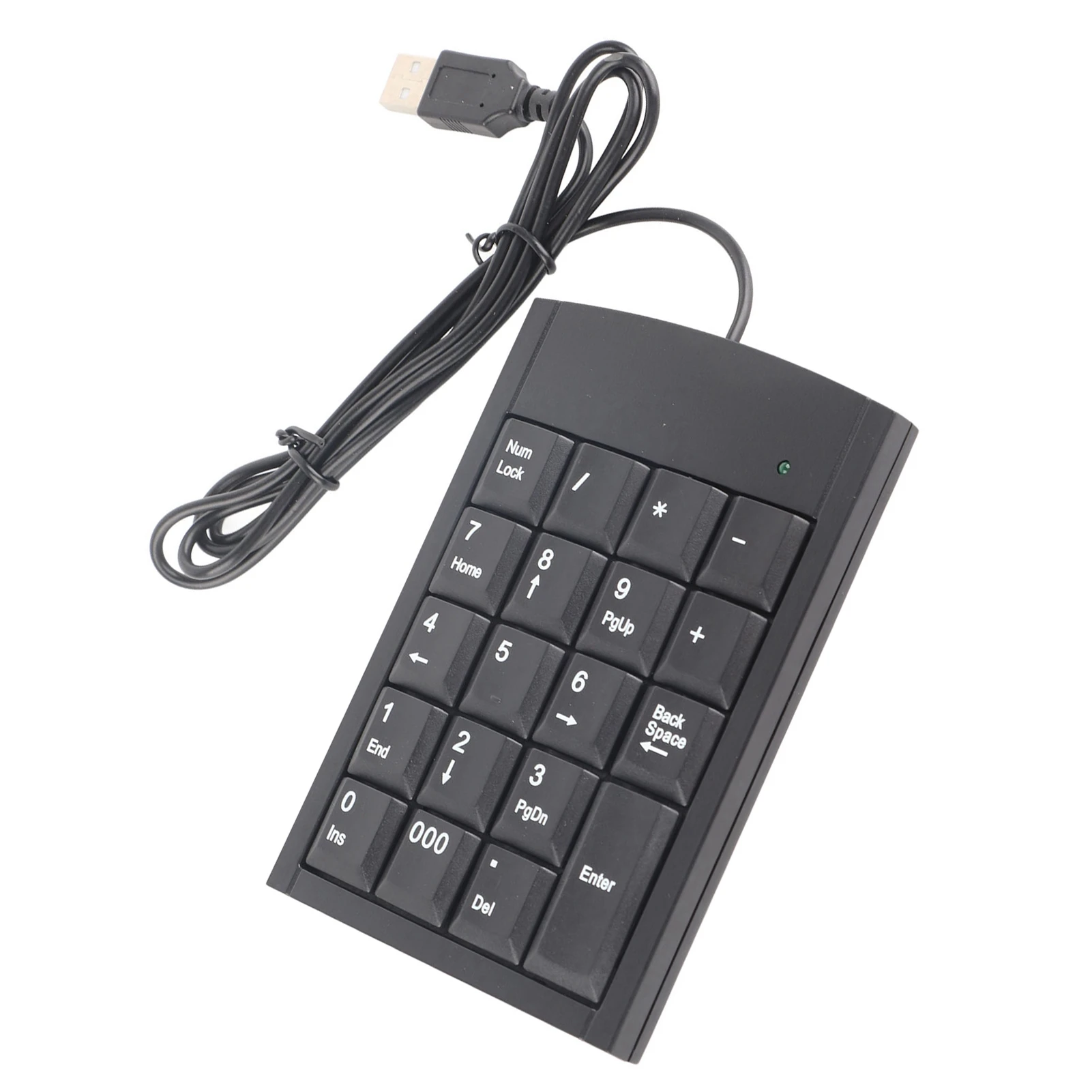 Portable Mini USB Numeric Keypad Universal Number Keyboard Plug and Play Ergonomic Easy to Carry for Laptop Computer Accessory