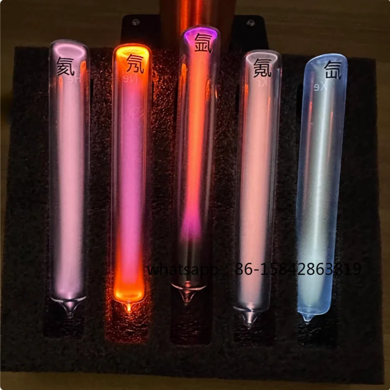 He-Ne Rare Gas Glass Sealed Light Tube, High Frequency Magnetic Field Isolation Custom Lamp