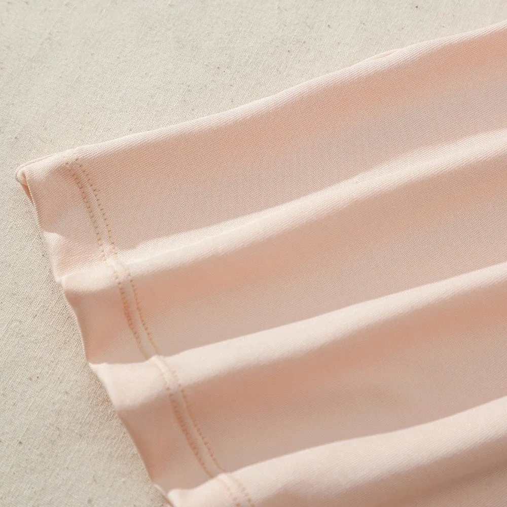 

Splicing Lace Half Slips Anti-Penetration A-Line Body Shaper Floral Lace Waistband Half Length Petticoat Women Underwear