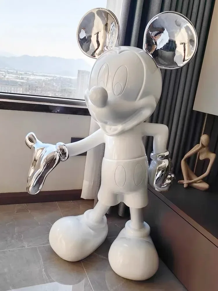 Mickey Sculpture Interior Decoration for House Shopping Mall Villa Decorative Artwork