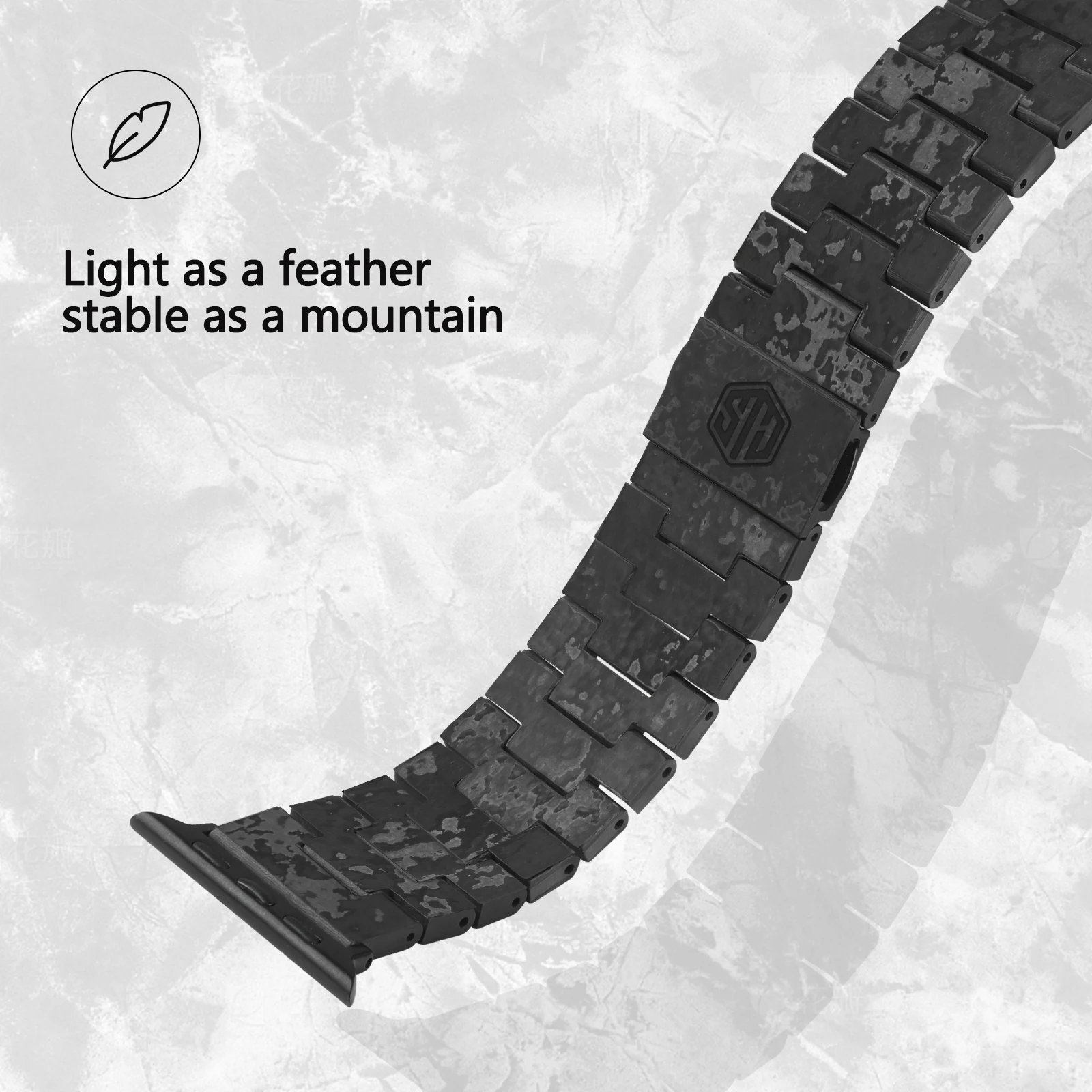 Apple-パイナップル,チタン,カーボンファイバーの超軽量時計