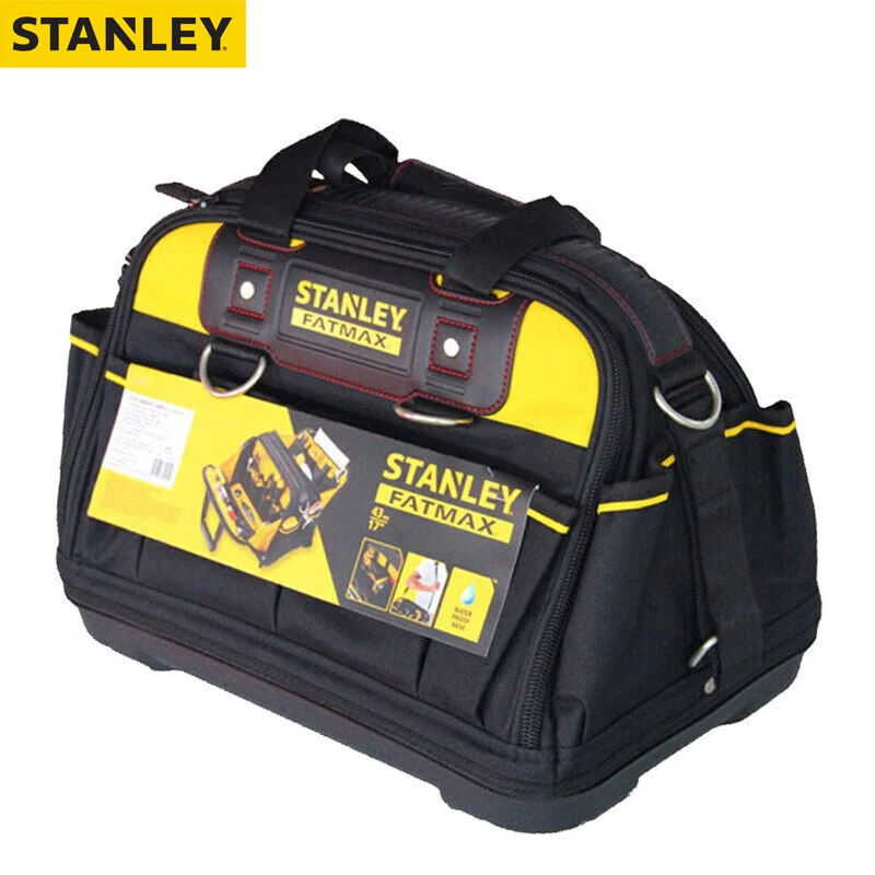 Stanley FMST517180-23 Carrying Bag Portable Storage Bag  Accommodate Multiple Tools  Hard Bottom Double Opening Tool