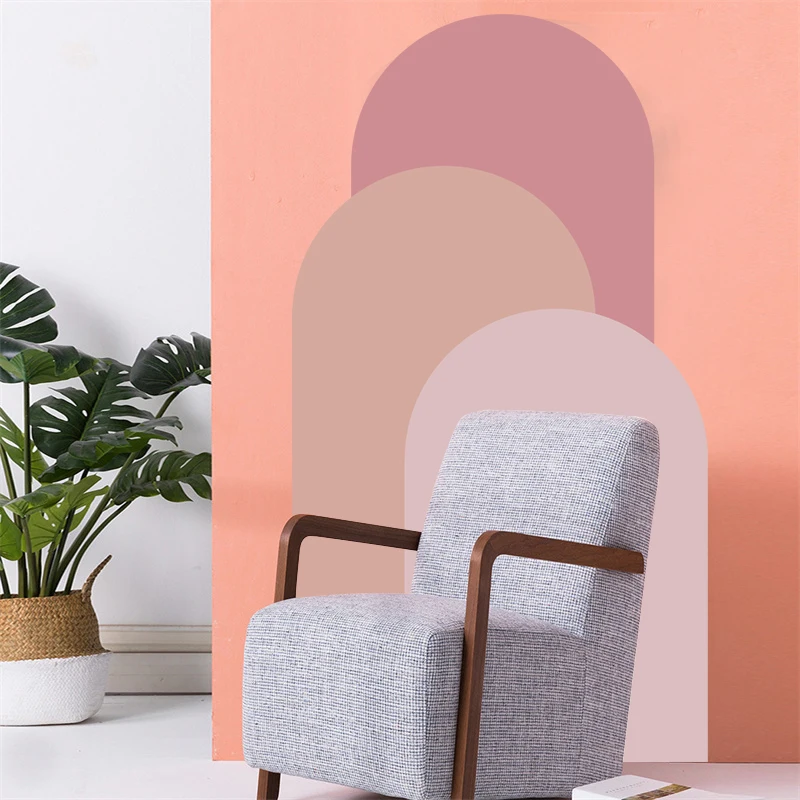 Boho Arch Pink Wall…