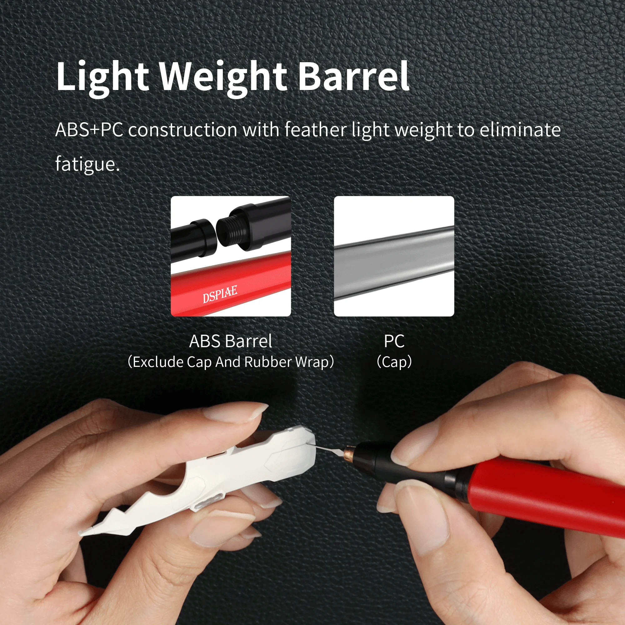 DSPIAE Dawning Push Broach Holder Tungsten Steel Broach For Model Making