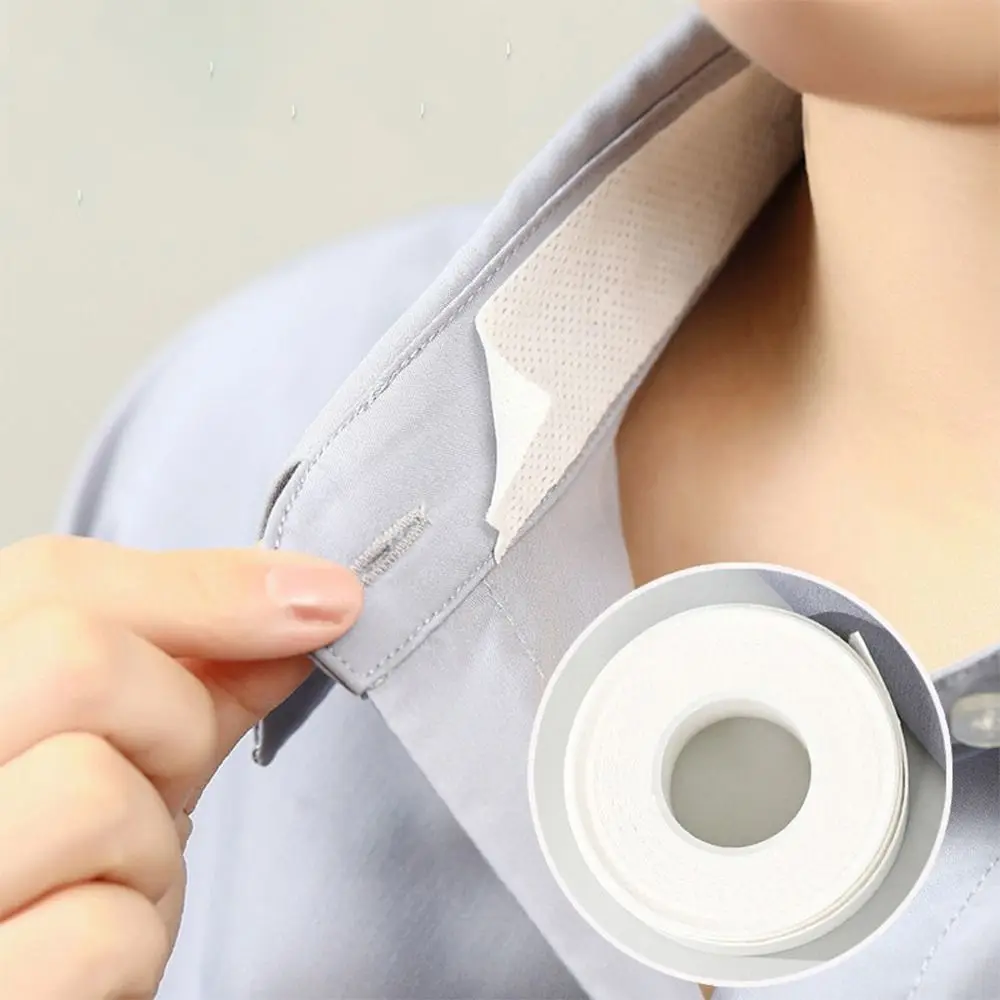 Invisible T-shirt Collar Sticker Sweat Absorbent Strip Deodorants Neck Liner Pad Perspiration Self-Adhesive