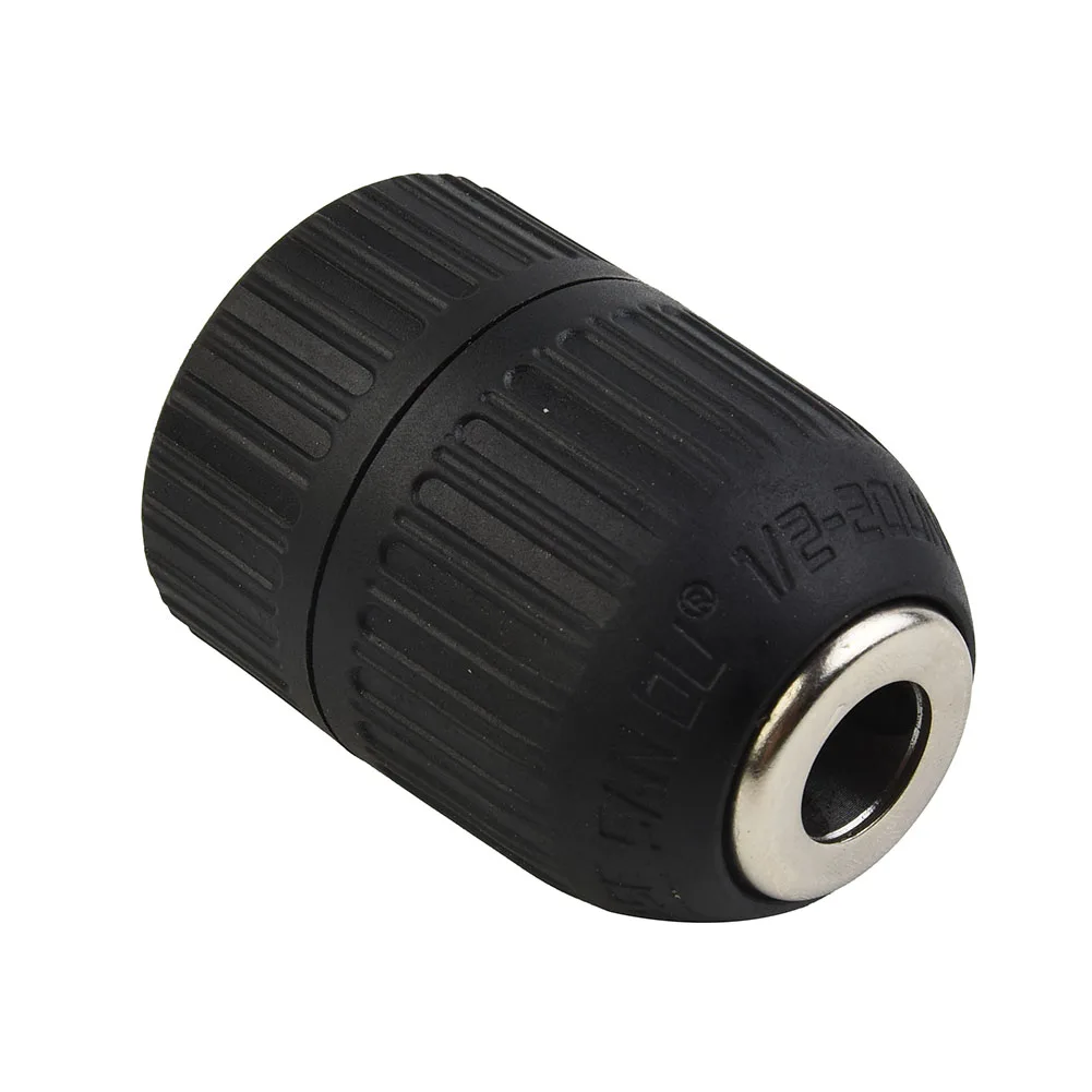 Portabrocas de montaje UNF, pieza sin llave de repuesto, herramienta eléctrica de 1/2 ", capacidad de montaje negra, longitud 0-13mm, 1/2 ", 20 UNF