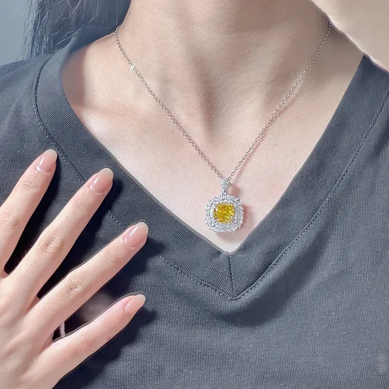 MDL مويسانيتي نمط تألق الأميرة الوردي 10*10 18K خمر الزبرجد ساحة القمح هامش زركونيا خاتم الماس وأقراط #5