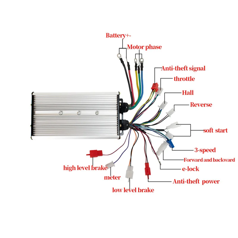 Motor Rear Axle Electric Tricycle Electric Vehicle Motor Rear Axle 48V 60V 650W/750W/800W/1000W/1200W High Power Brushless Motor