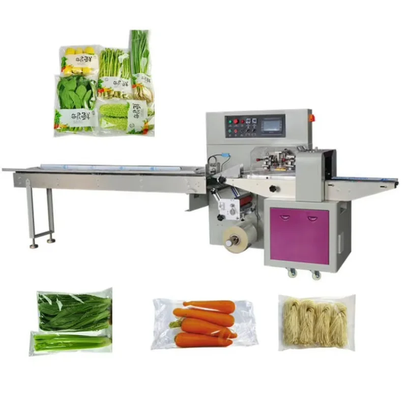 Pillow Packaging Machine Automatic Film Wrapping Equipment Customized Packaging Solution High Speed Bagging System Commercial