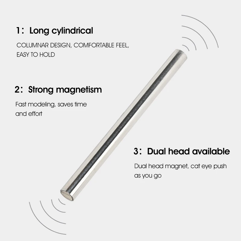 Multifunzionale Forte Magnete Stick 3D Cat Eye Pittura Unghie Art Design Cat Eye Gel UV Per Manicure Art Design Strumenti Speciali