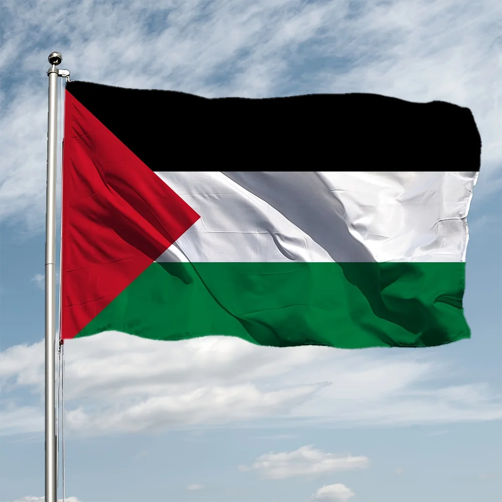 Palestine Flag 90x150cm 3X5Ft  Hanging Polyester Fabrics Gaza Palestinian National Flags For Decoration