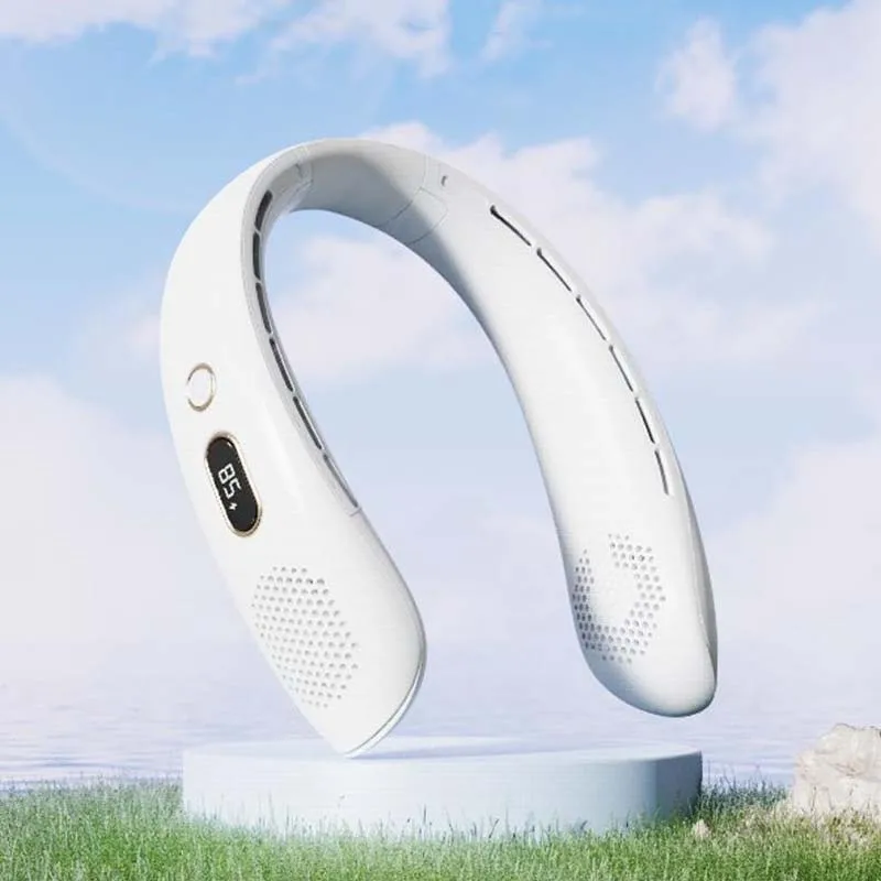 냉각 팬 충전식 조절식 쿨러 블레이드리스 프리 행잉 미니 휴대용 목 팬