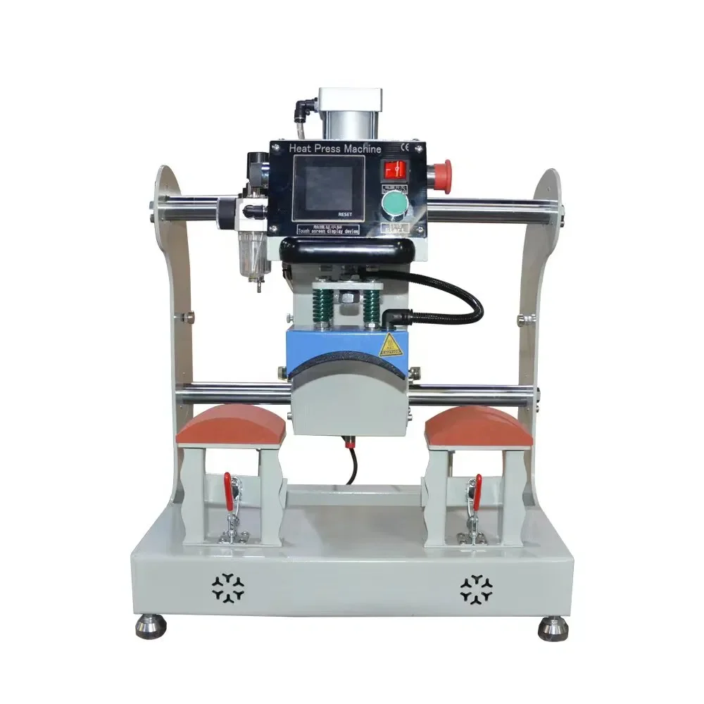 Dual Worktable Pneumatic Heat Press Machine For Caps/Hats