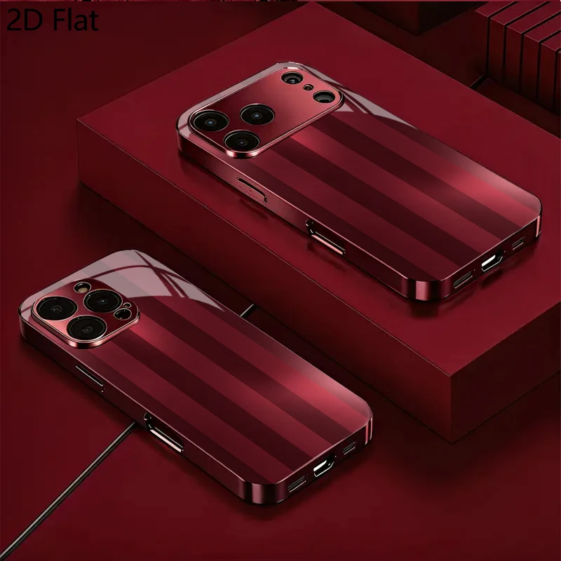 Vertical Vertical Striped 2DFlat For IPhone17 18 16 15 14 13 12 11 Pro Max XS XR 8 7Plus Phone Cover Shockproof Protective Back Cover - Aliexpress Deal