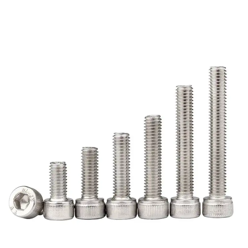 304 Stainless Steel M5 Allen Hex Socket Head Cap Screws Metric DIN912 A2-70 M5x6/8/10/12/22/25/30/35/40/45/100/110/130/150/160mm