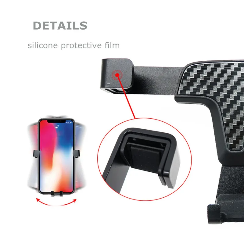 Phone Holder for Toyota Highlander 2021 2022 Car Air Vent Mount Mobile Support Bracket Gravity Smart Stand Support