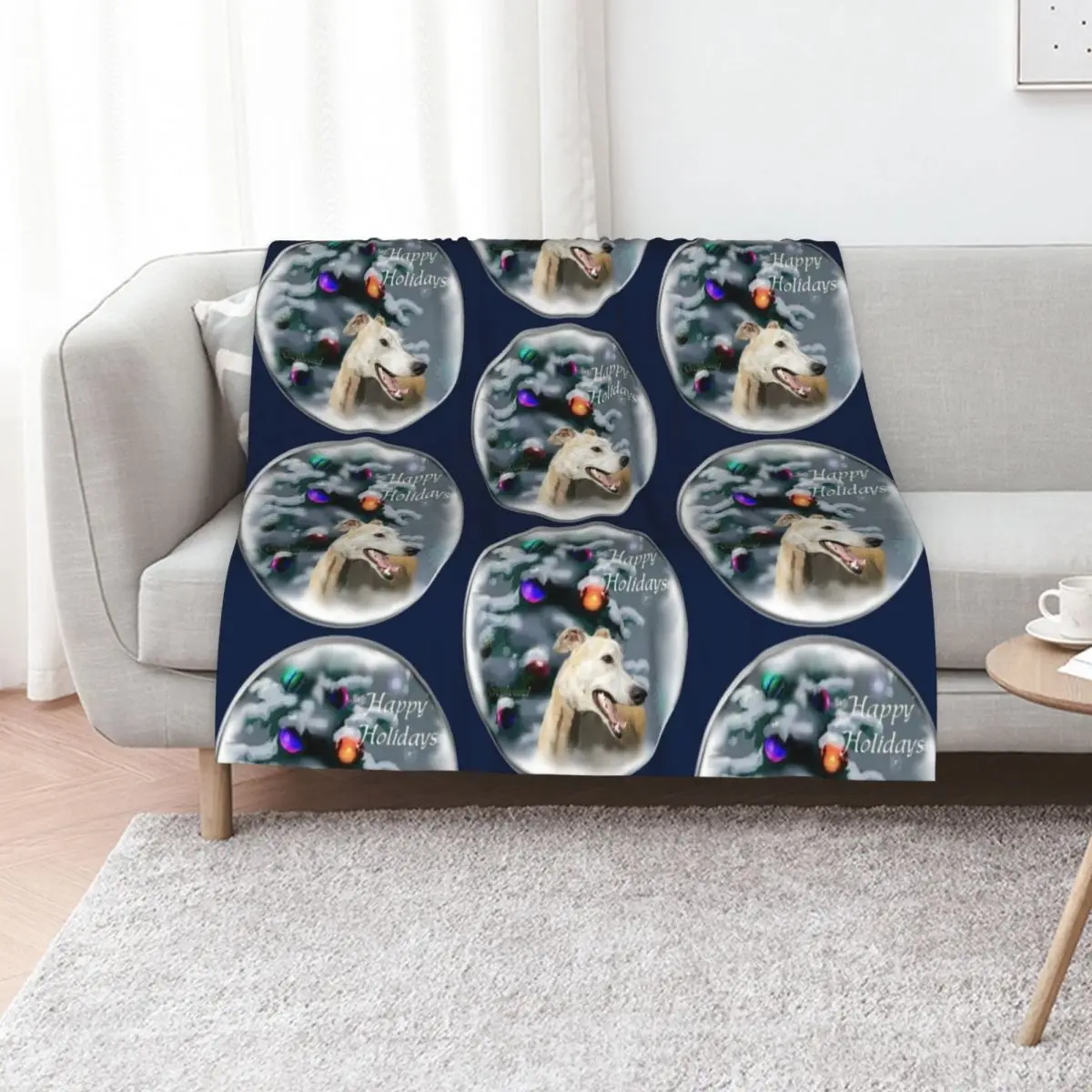 Greyhound Lovers Christmas Gifts Throw Blanket warm for winter Sleeping Bag for sofa Single heavy to sleep Blankets