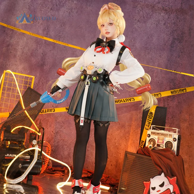

Game Zenless Zone Zero Cosplay Alice Costume Women Thymefield Tail Uniform Festival Party Props Christmas Halloween Clothes