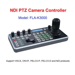 PelcoD Onvif Vmix IPVisca Network 4D Joystick NDI Keyboard Controller RS485 RS232 Control 255 PTZ Cameras