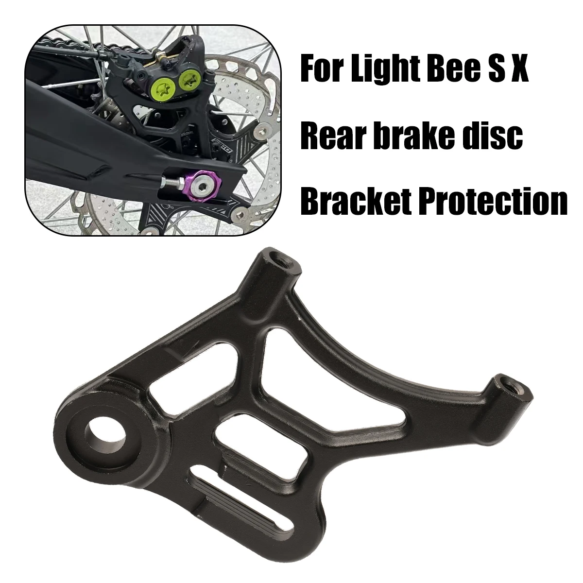 

For Surron X Sur Ron Sur-Ron S Electric Motorcycle Disc Brake Bracket Brake Caliper Bracket Disc Guard Dirt Bike Pit Bike Part