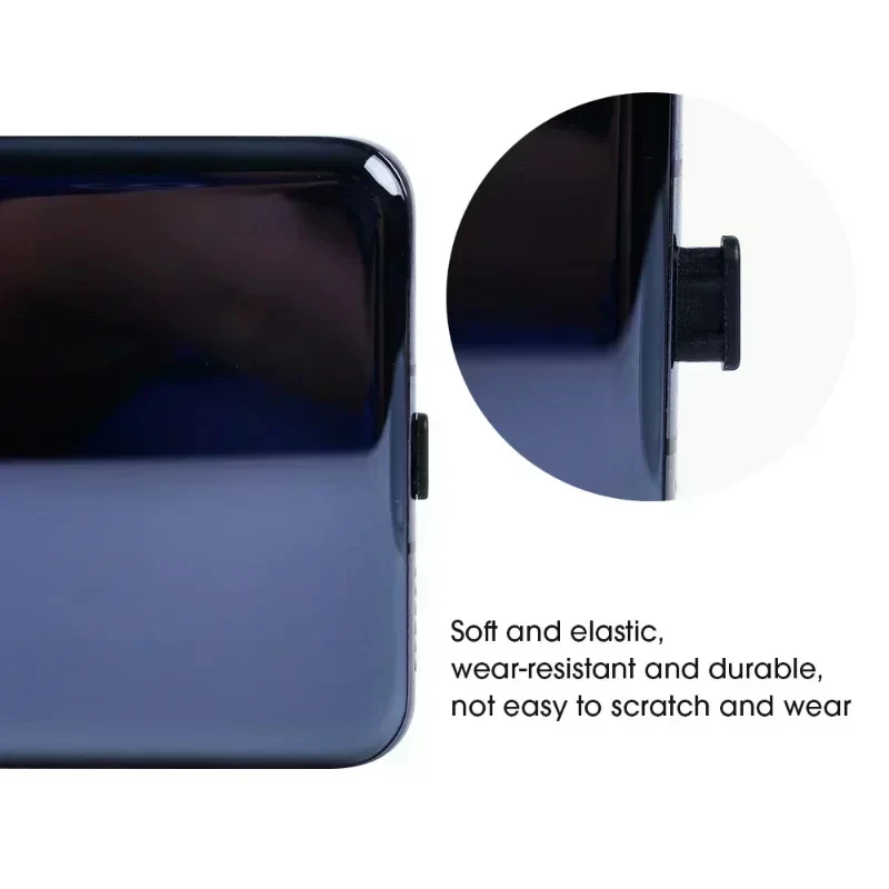 5/10/30PCS Silicone Type-C Dust Plugs Cellphone Anti-dust Protector Cover Caps USB C Charging Port Dustplugs for IPhone15 Xiaomi - view 4