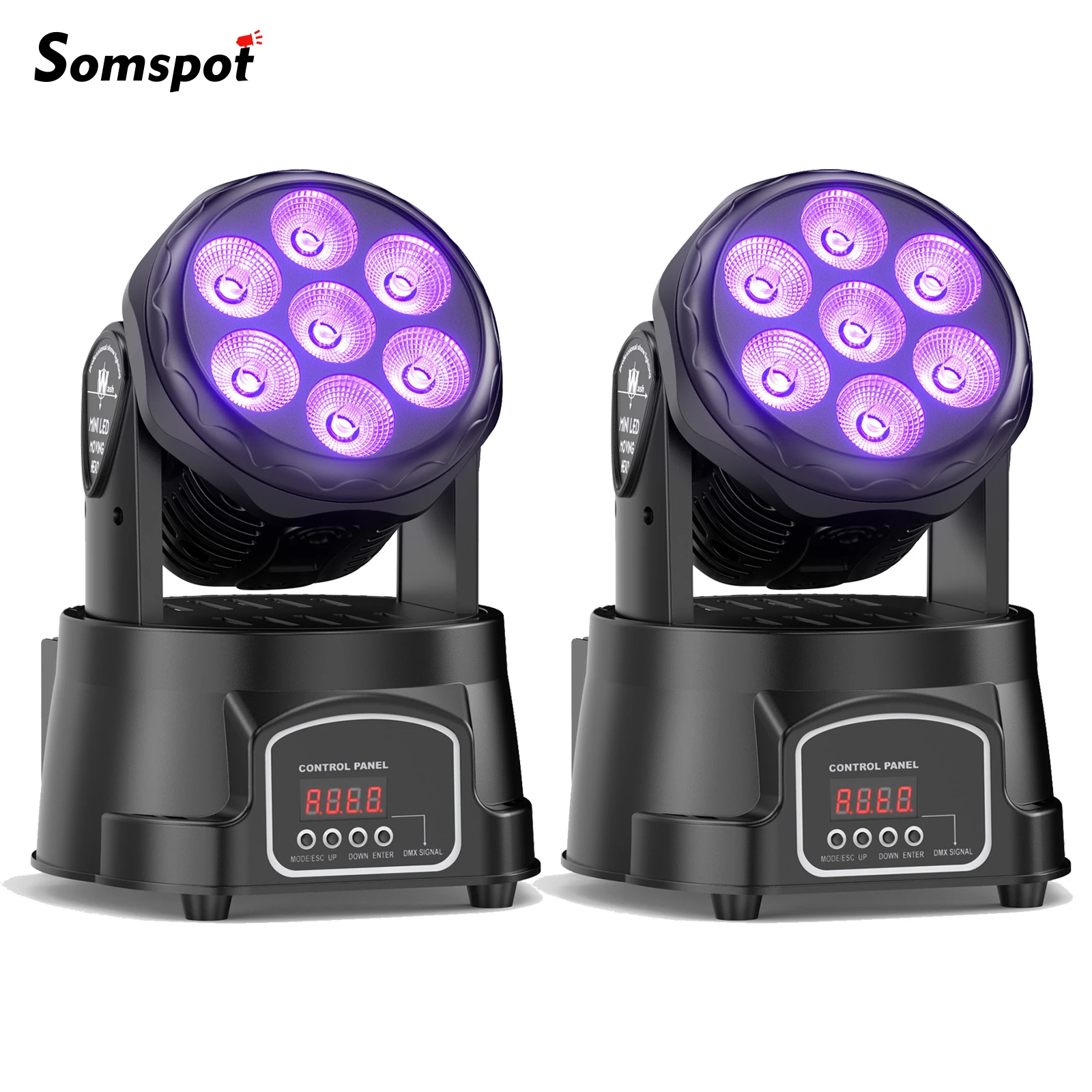 somspot rgbw beam moving head light dyeing effect lights stage light projector para dj disco ktv festa casamento bar clube pcs set 01