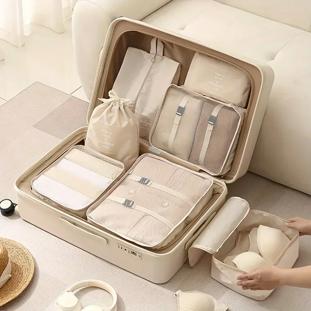Travel Storage Bag Set Travel Luggage Organizer Bags Toiletry Shoe Clothing Underwear Sorting Bag