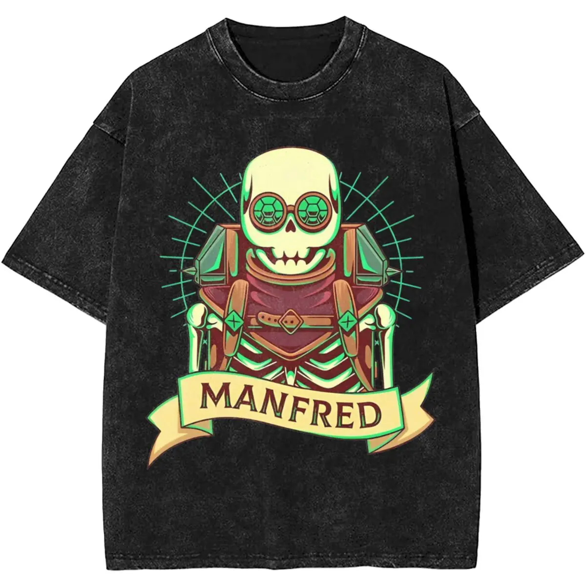 

Футболка Undead Assistant Tattoo Dragon Age Harajuku, уличная одежда с короткими рукавами, летние повседневные футболки большого размера с круглым вырезом