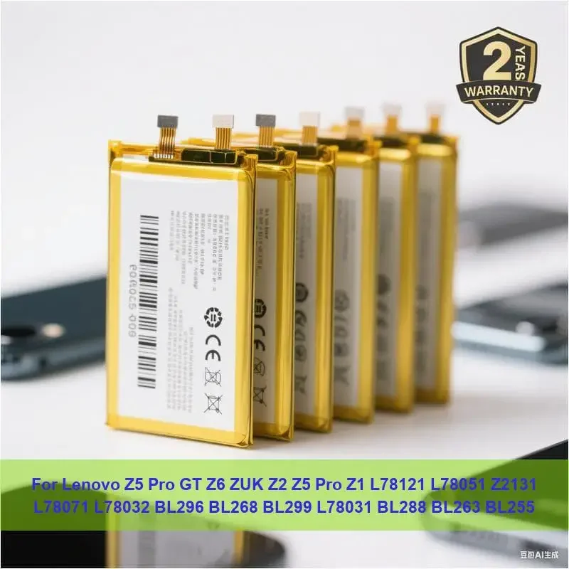

Battery For Lenovo Z5 Pro GT Z6 ZUK Z2 Z5 Pro Z1 L78121 L78051 Z2131 L78071 L78032 BL296 BL268 BL299 L78031 BL288 BL263 BL255