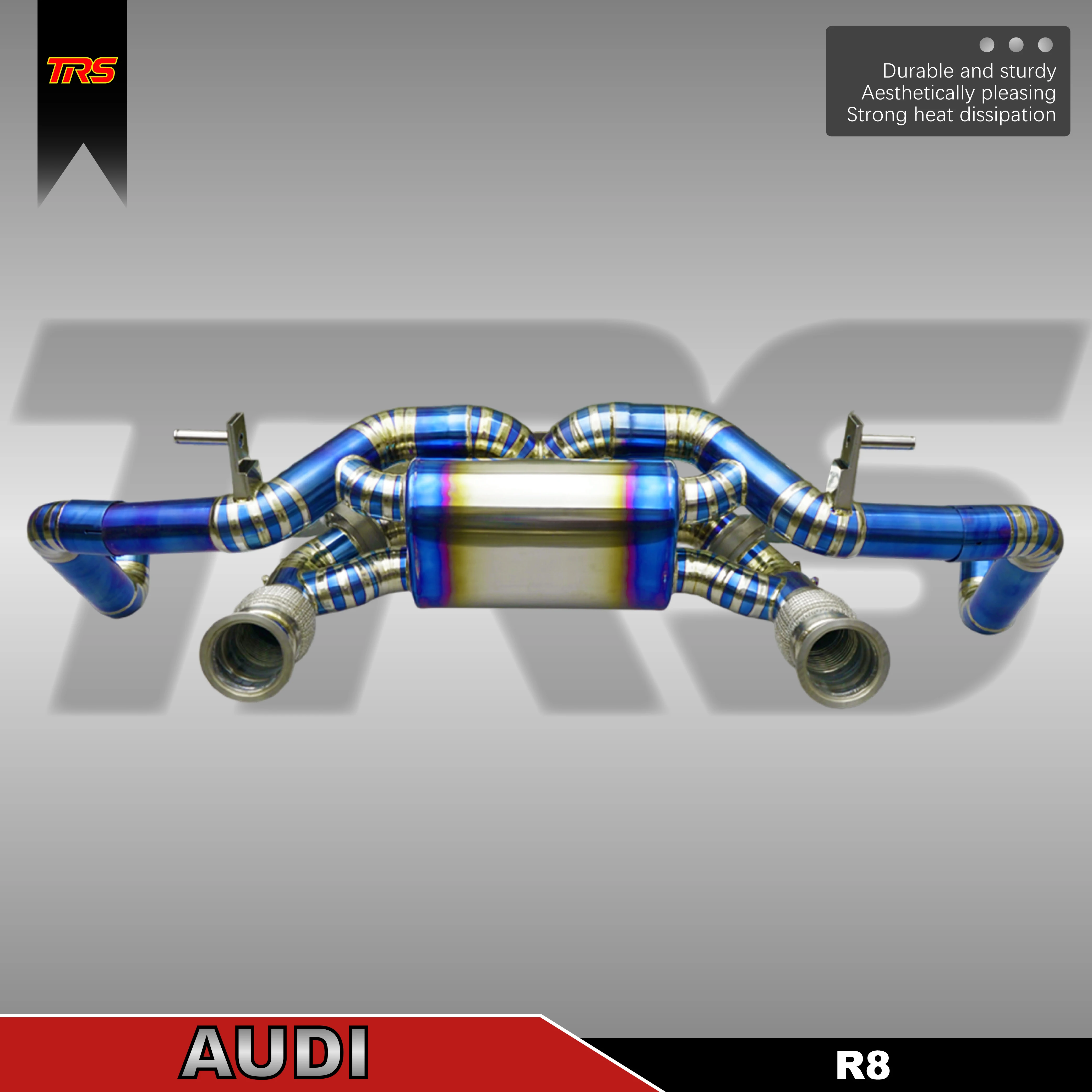 

R8 V10 Performance Exhaust | 4.2L/5.2L FSI | F1 Sound | Aerospace Alloy | Quad Center Exit