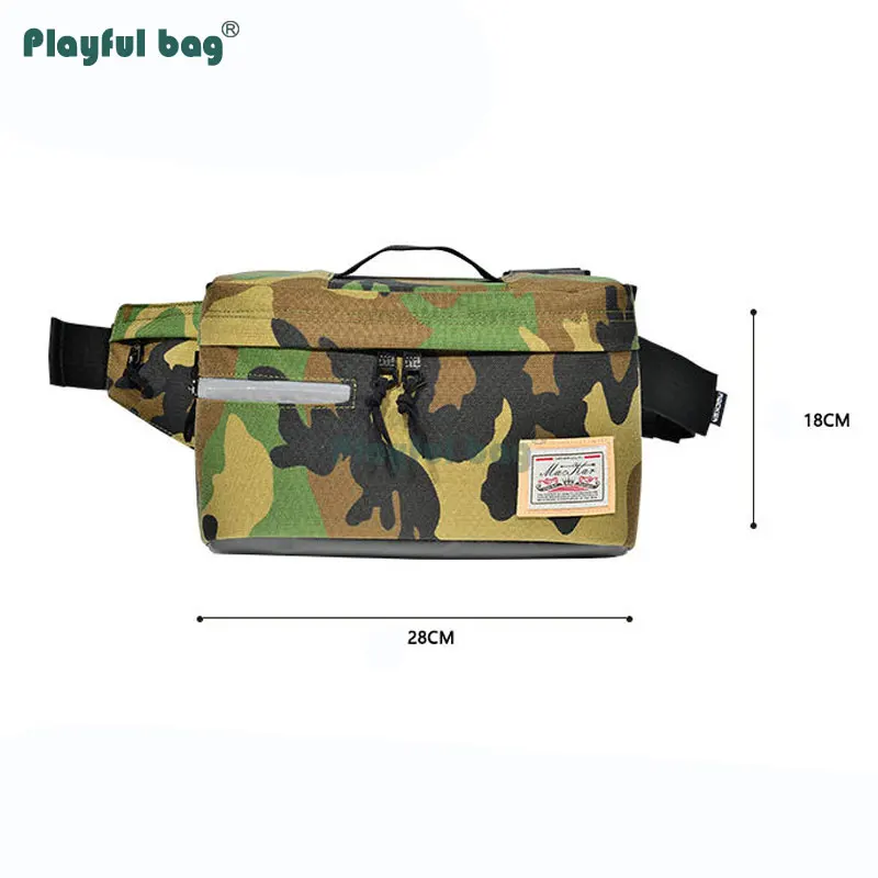 Borsa a tracolla da Skateboard da uomo Fashion design piccola borsa da trasporto per tavola da pesce Camouflage Waterproof AMB185