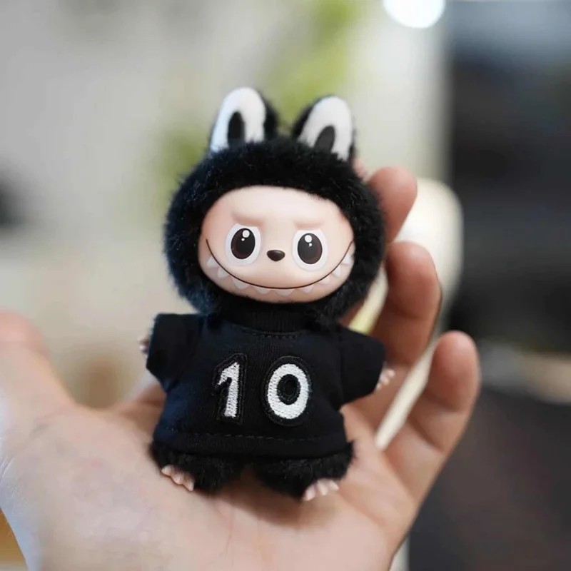 لدمى Labubu 4.0 V1 V2 V3 V4 الذكرى العاشرة المطرزة تي شيرت قصير الملابس ل Ropa Labubu الزي الملابس والاكسسوارات #5