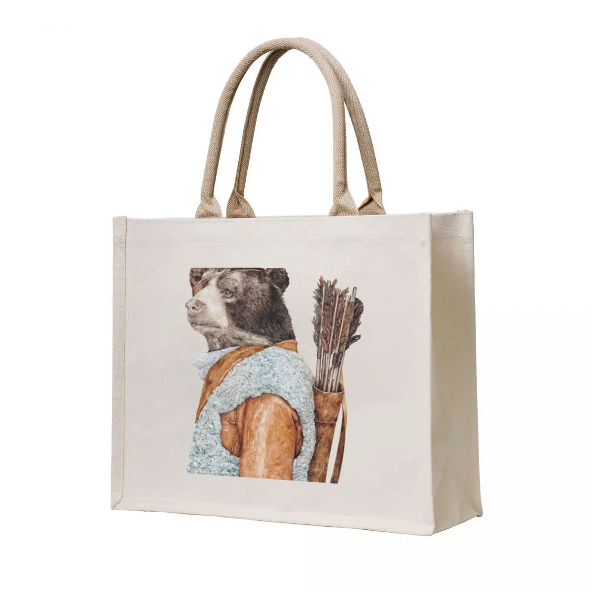 

Hunter Bear Tote Bag shopper bag women Large bags for women university shopper bag Cloth bags