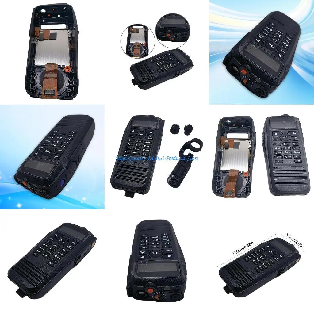 

Корпус U2JE для рации, передняя крышка, гибкий кабель для XPR6550, комплект для замены чехла для рации с радиоприемником