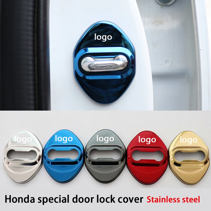 For Honda Accord crv fit JADE VEZEL Civic door lock cover rust proof buckle cover Auto Protective Stickers Accessories