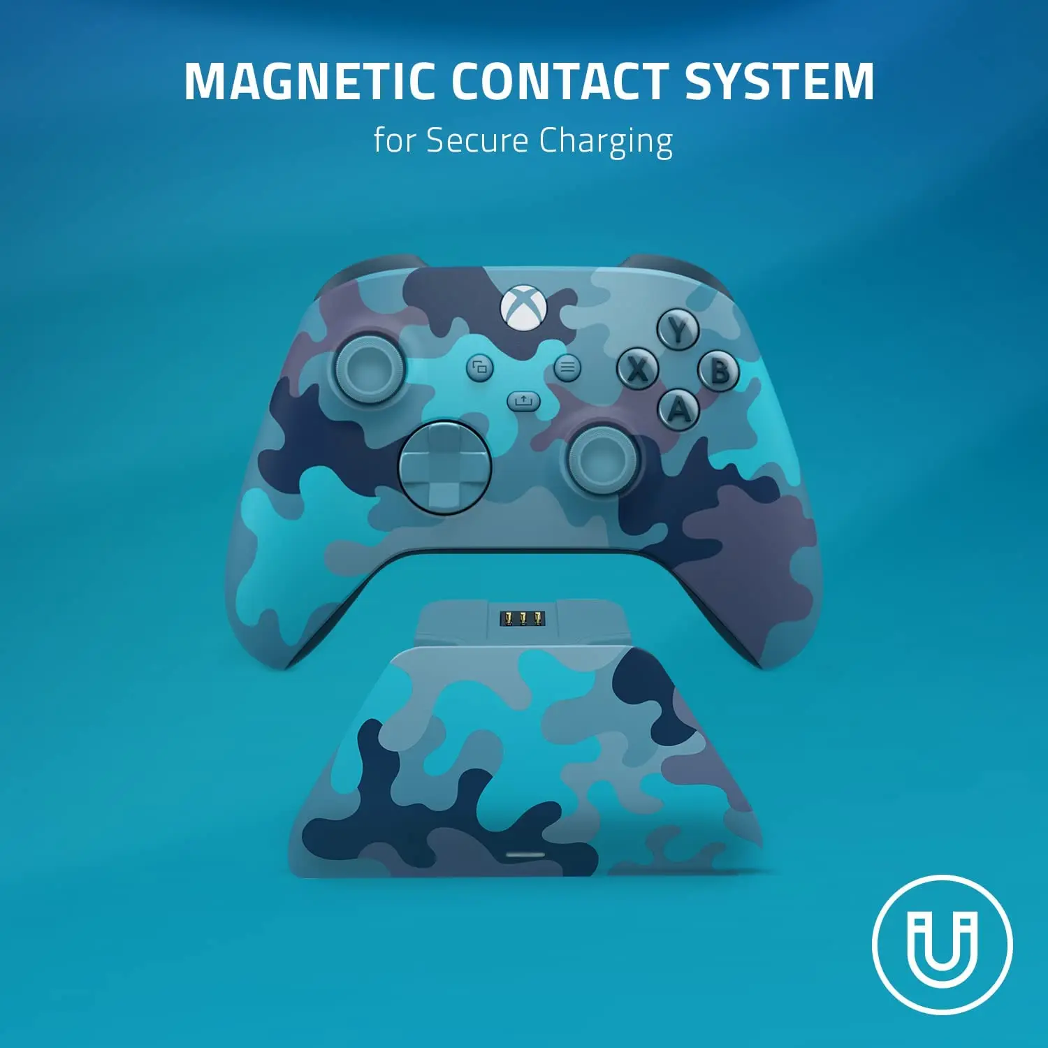 عمود شحن سريع عالمي من Razer لسلسلة Xbox X S مغناطيسية آمنة للشحن المعدنية